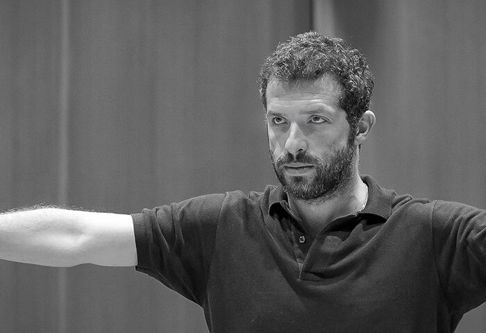 This is a photograph of conductor Omer Meir Wellber, who will become General Artistic Direct and Chief Conductor at Hamburg State Opera.