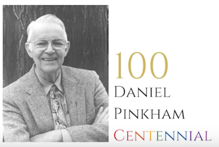 This photo appears to be of composer Daniell Pinkham whose 100th birthday will be celebrated with a concert by Coro Allegro.