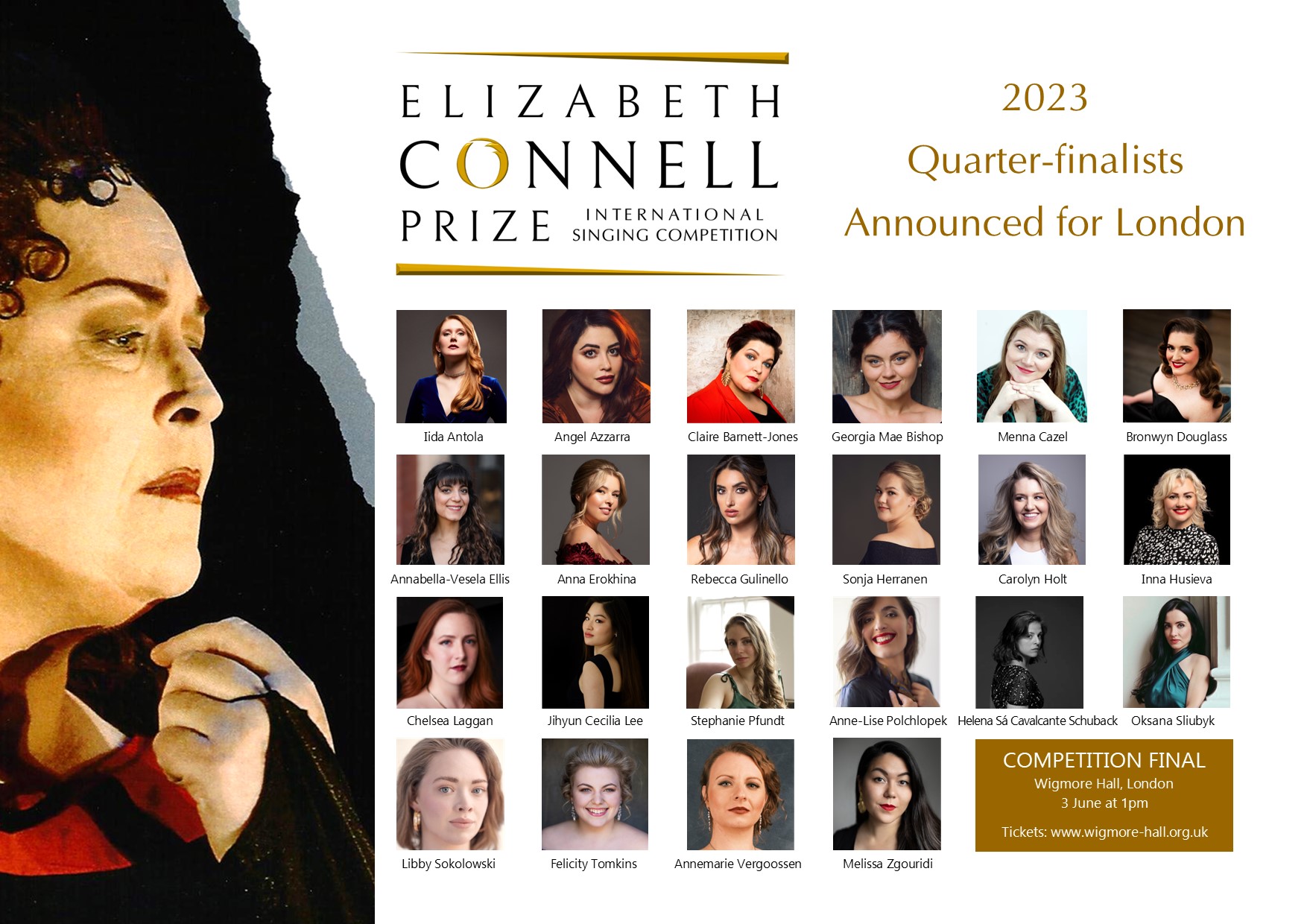 Elizabeth Connell Competition anuncia os finalistas
