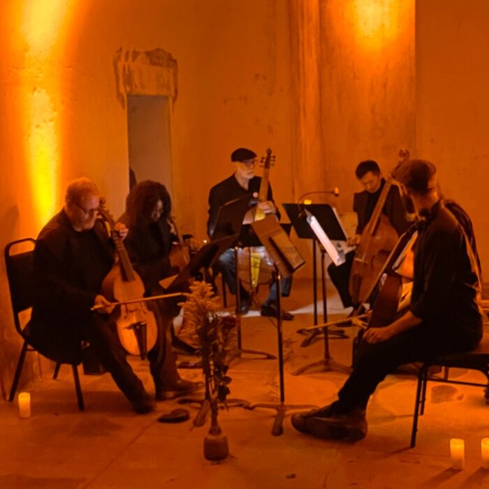 Abendmusik String Ensemble performing 