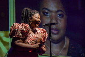 BELOW: Cape Town Opera’s Nobulumko Mngxekeza