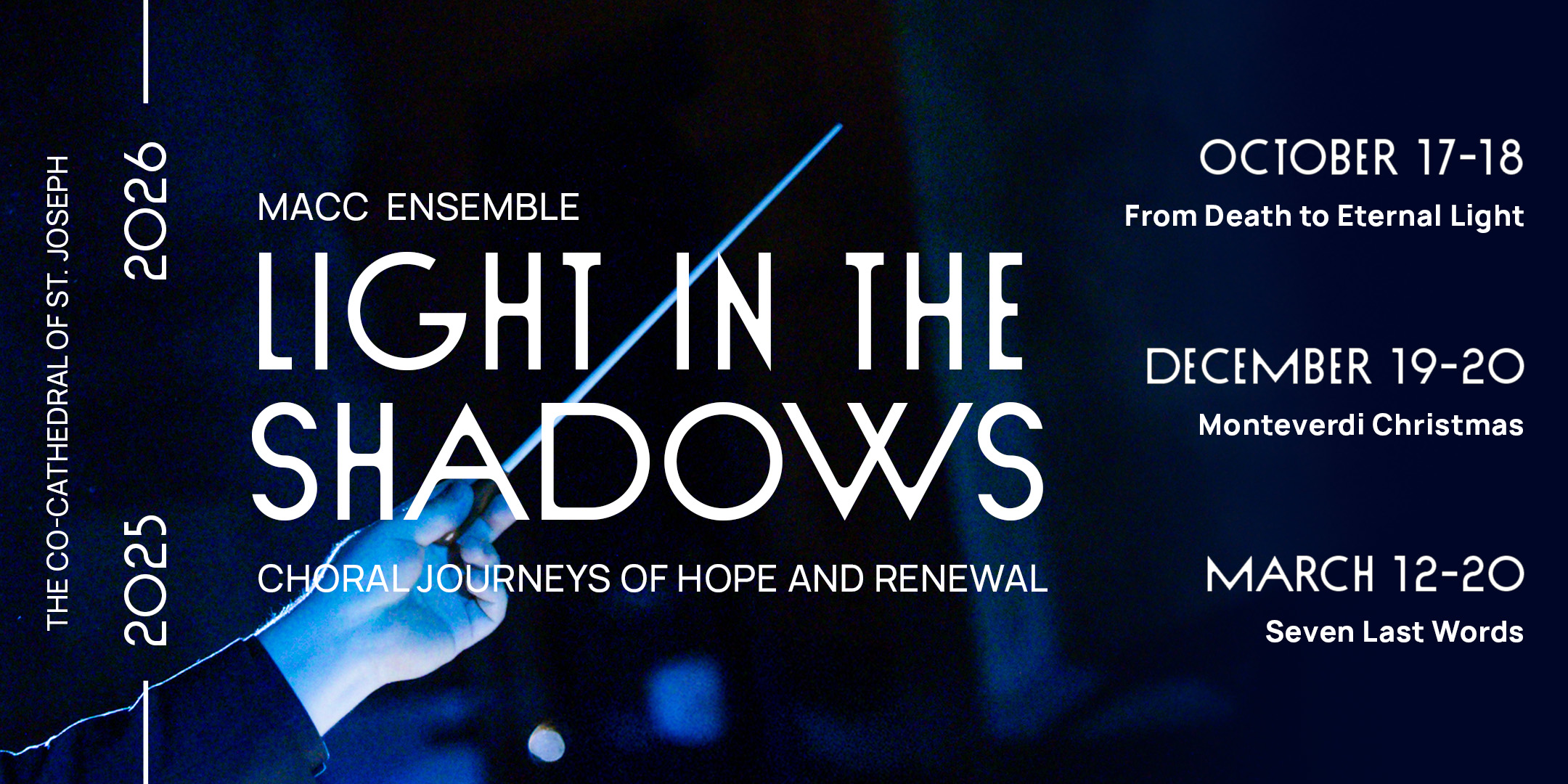 Music at Co-Cath Unveils 2025-26 Season, ‘Light in the Shadows: Choral Journeys of Hope and Renewal’