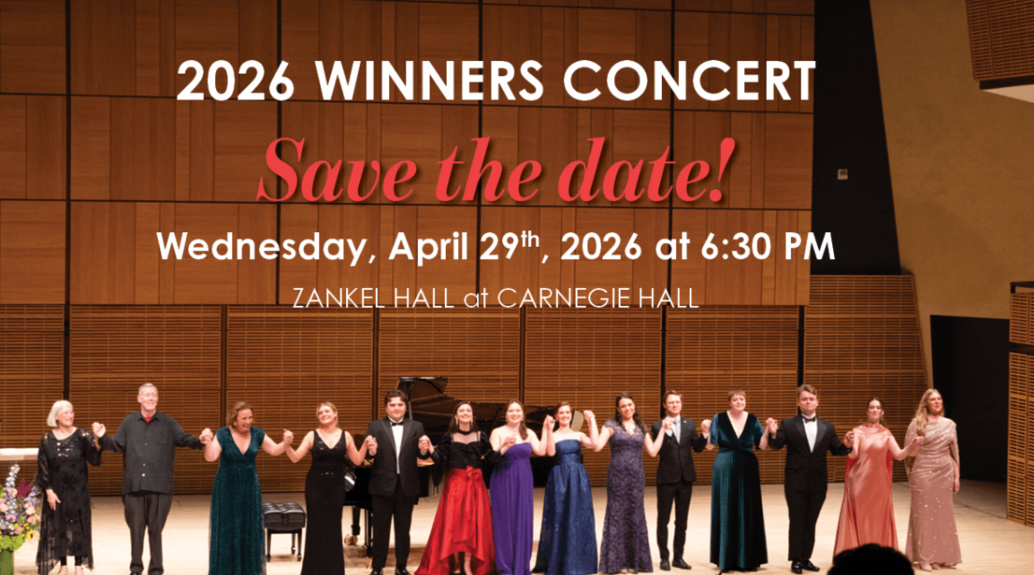 Gerda Lissner Foundation Announces 2026 Winners Concert at Carnegie