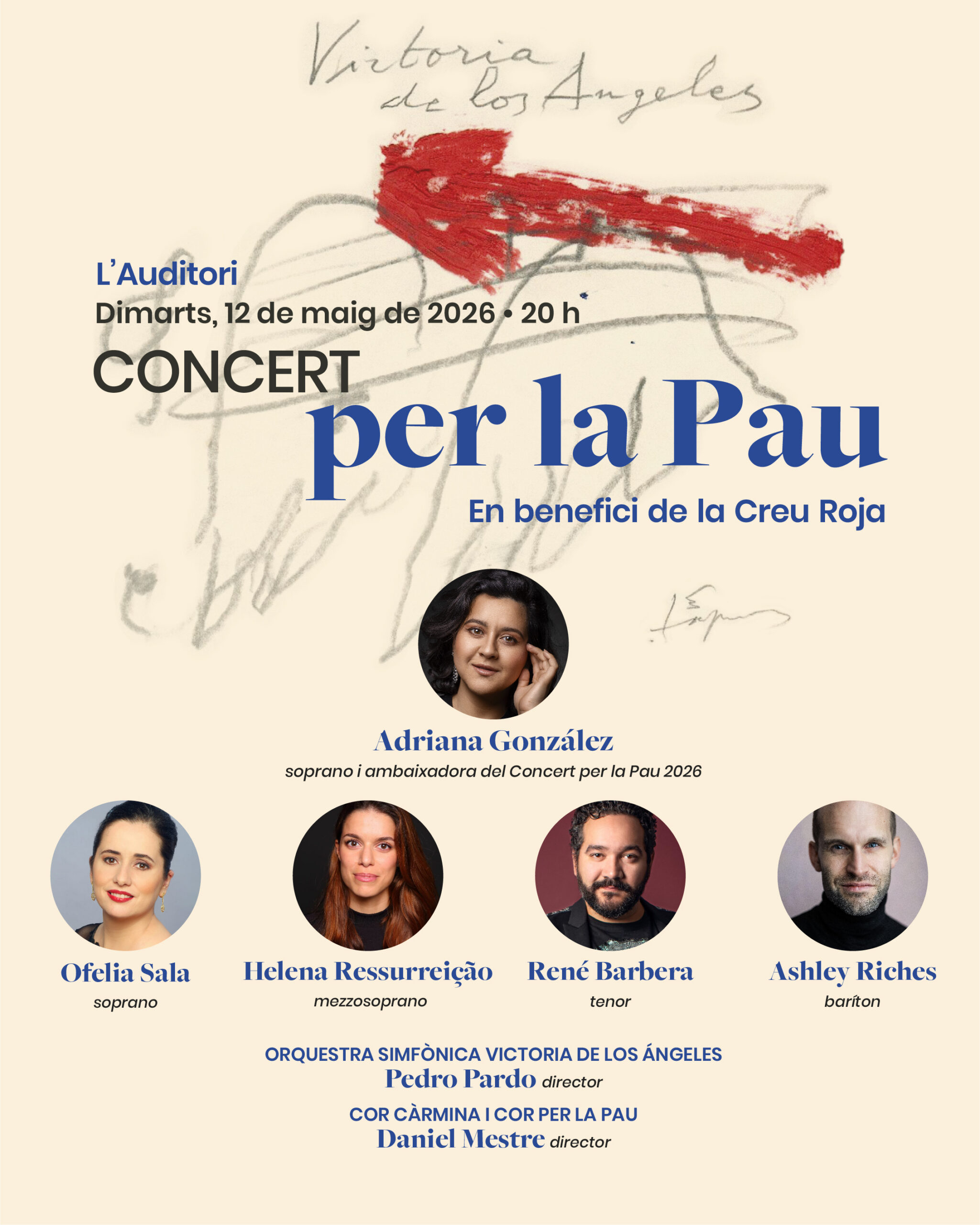 Adriana González Headlines Fundación Victoria de los Ángeles & L’Auditori’s ‘Concierto por la Paz’