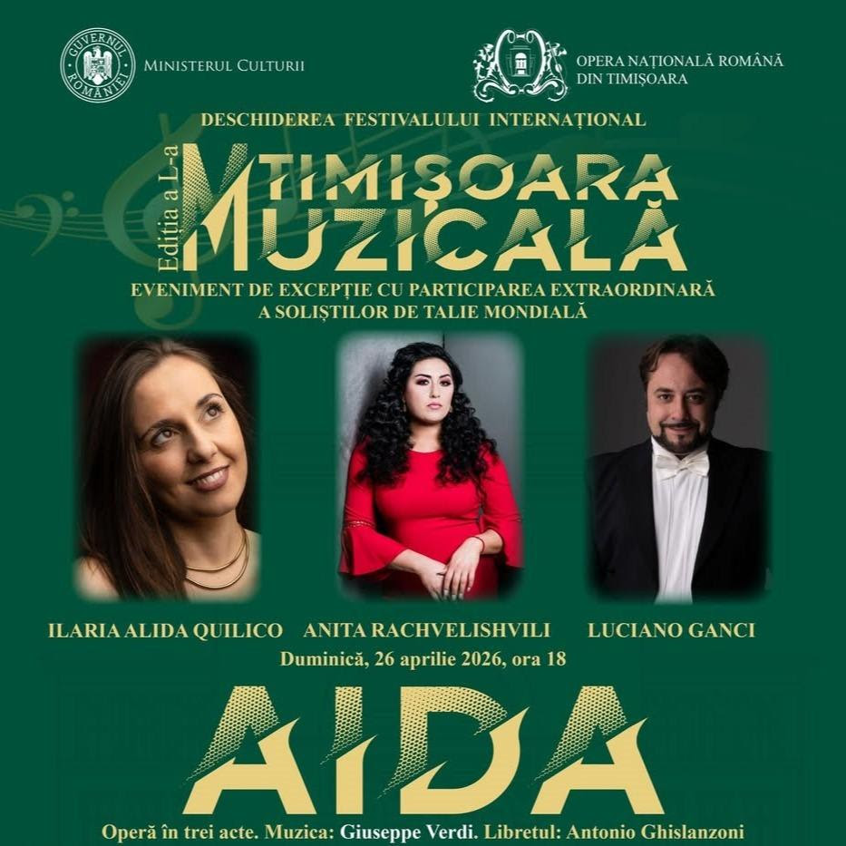 Luciano Ganci, Ilaria Alida Quilico & Anita Rachvelishvili Lead International Music Festival of Timișoara’s Opening Night