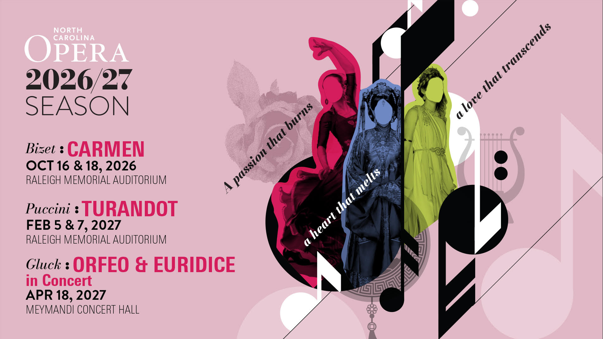 Denyce Graves, Gina Perregrino, Wendy Bryn Harmer, Elizabeth DeShong & Eric Taylor Lead North Carolina Opera’s 2026-27 Season