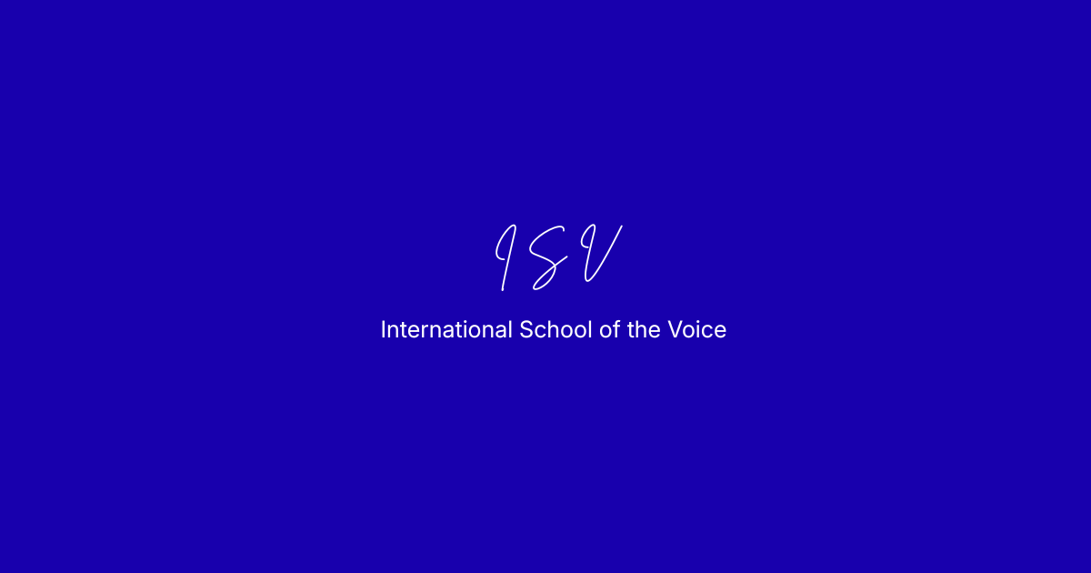 International School of the Voice Developing Exchange Program with Vienna State Opera Studio