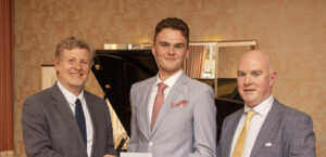 1, Business Directot Victor Biffi Rosano of Kildare Village, tenor Cathal McCabe and Eamonn Carroll Festival Director 1