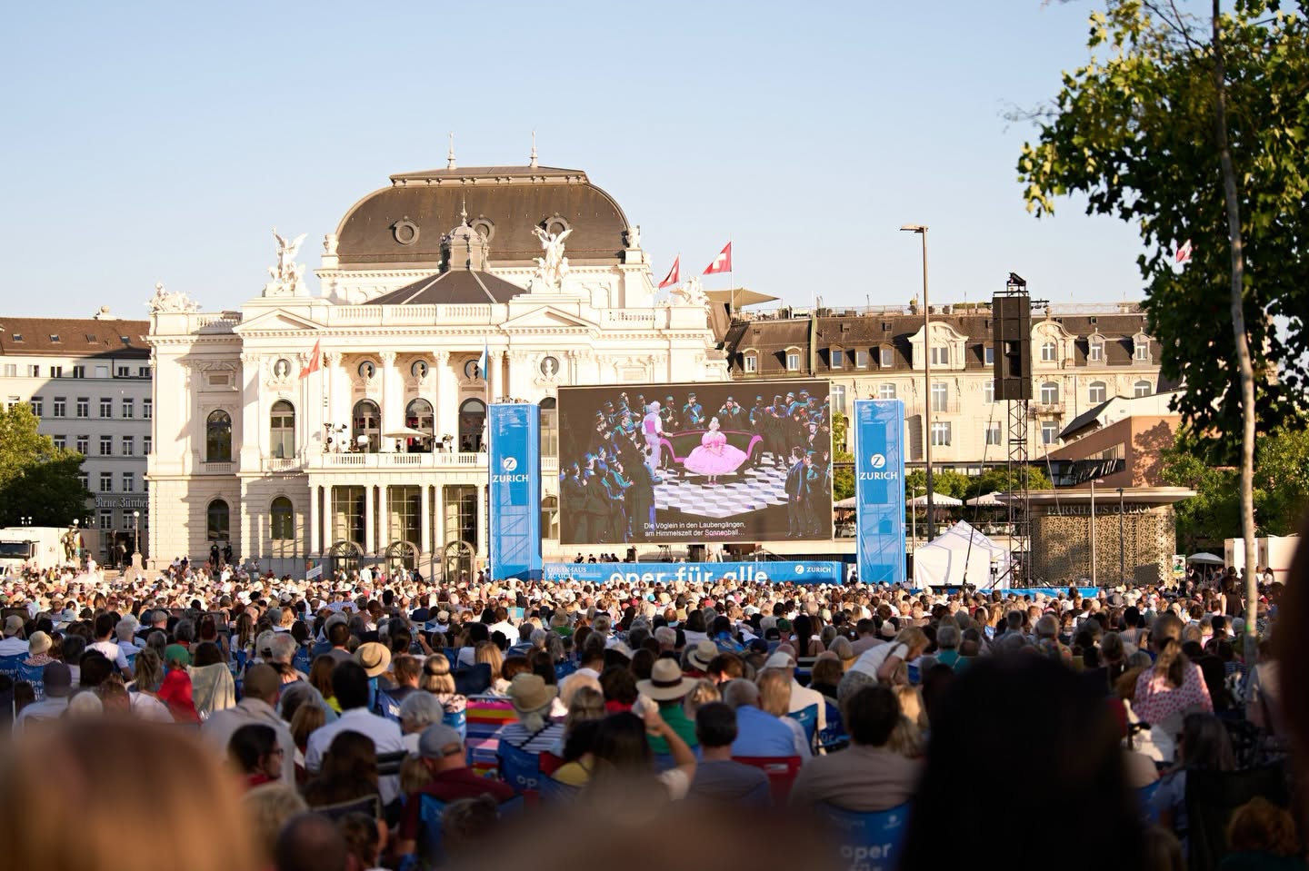 Opernhaus Zurich Announces Adjusted Schedule for 'Opernhaus für alle' Due to Extreme Heat