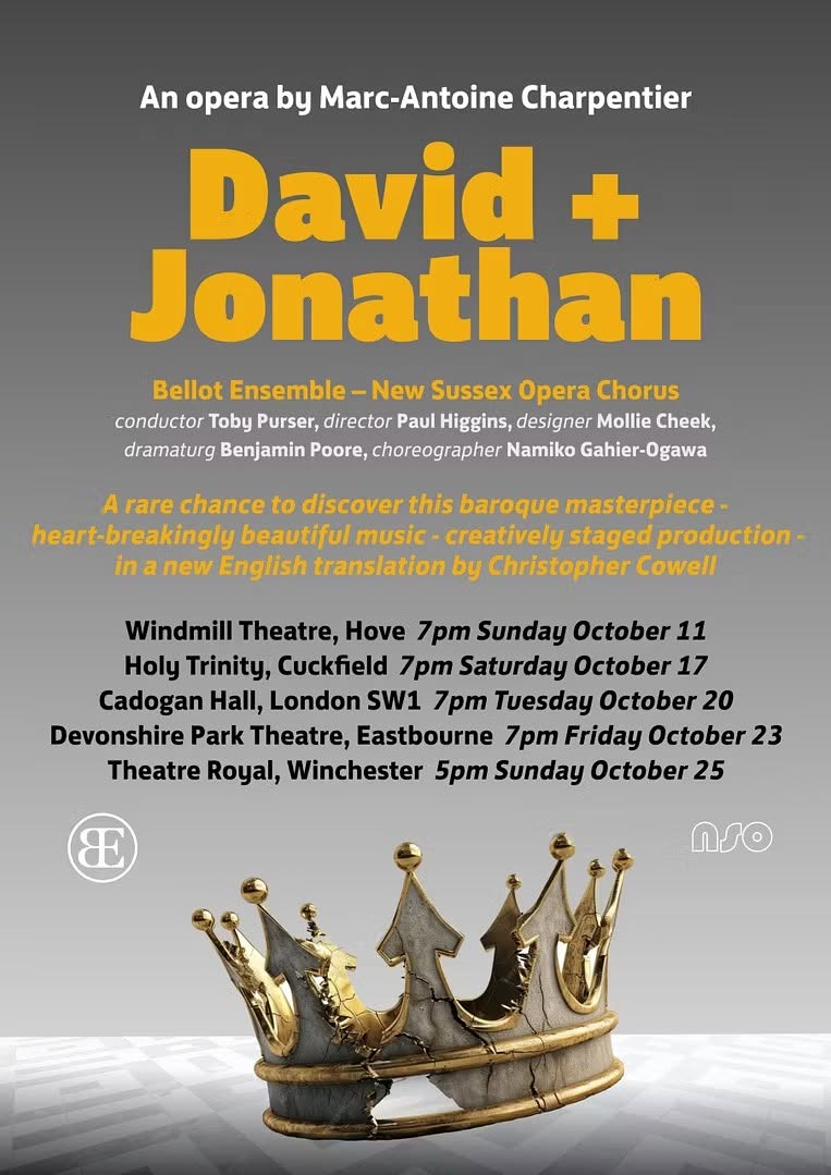 New Sussex Opera to Present Charpentier’s ‘David and Jonathan’