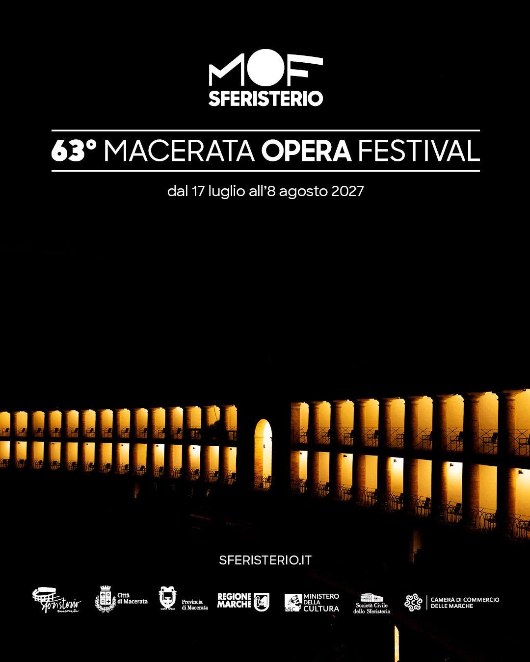 Macerata Opera Festival Announces 2027 Season