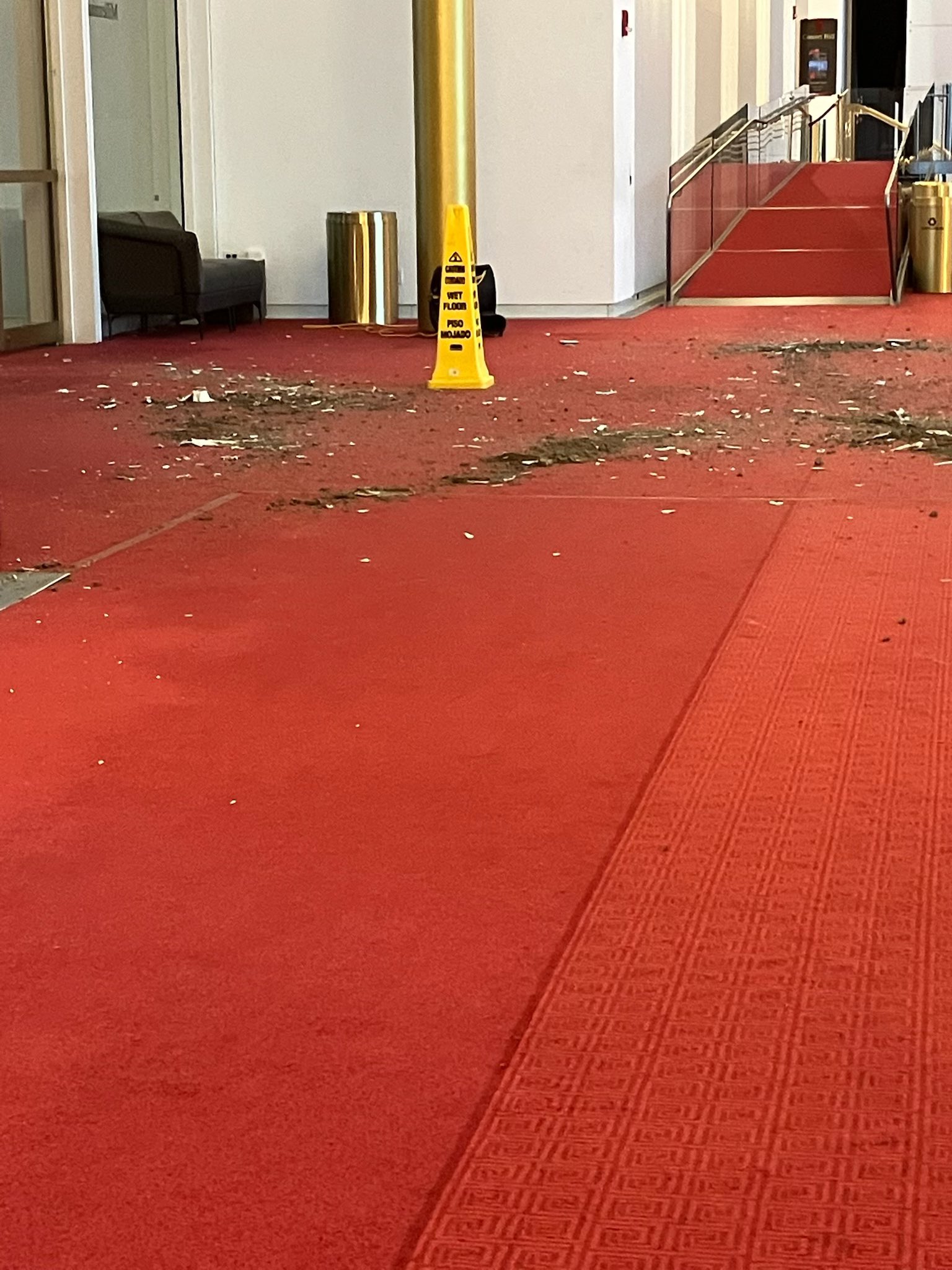 Kennedy Center Grand Foyer Ceiling Collapse Used to Push Trump’s Renovation Plan