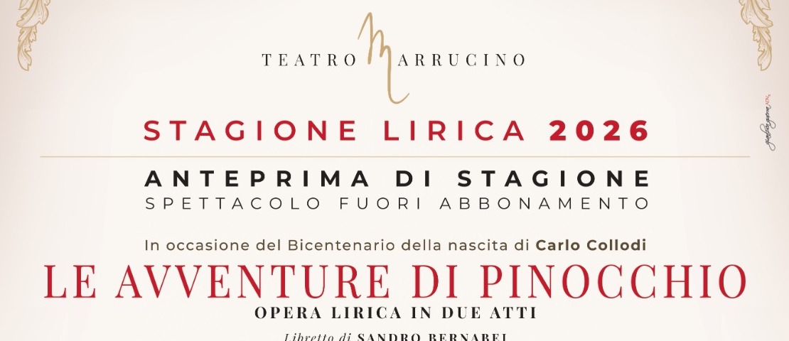 Teatro Marrucino di Chieti to Present ‘Le Avventure di Pinocchio’