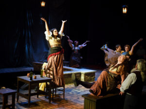 Taylor Raven as Carmen in Act II of CARMEN; photo by Duane Tinkey