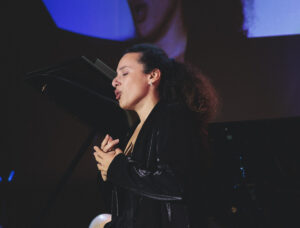 Adèle Charvet and Florian Caroubi (Song Award winners) perform at Gramophone Awards 2026 © Jamie Hodgskin (2)